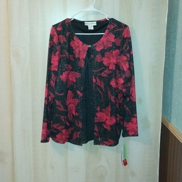 Cathy Daniels Top XL Built in 2 for 1 - Picture 1 of 6